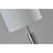Homeroots Brushed Steel Metal Floor Lamp10.5 x 10.5 x 58 in. 372693 - alternate 6
